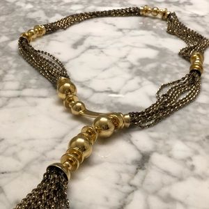 Stella & Dot Bianca tassel necklace